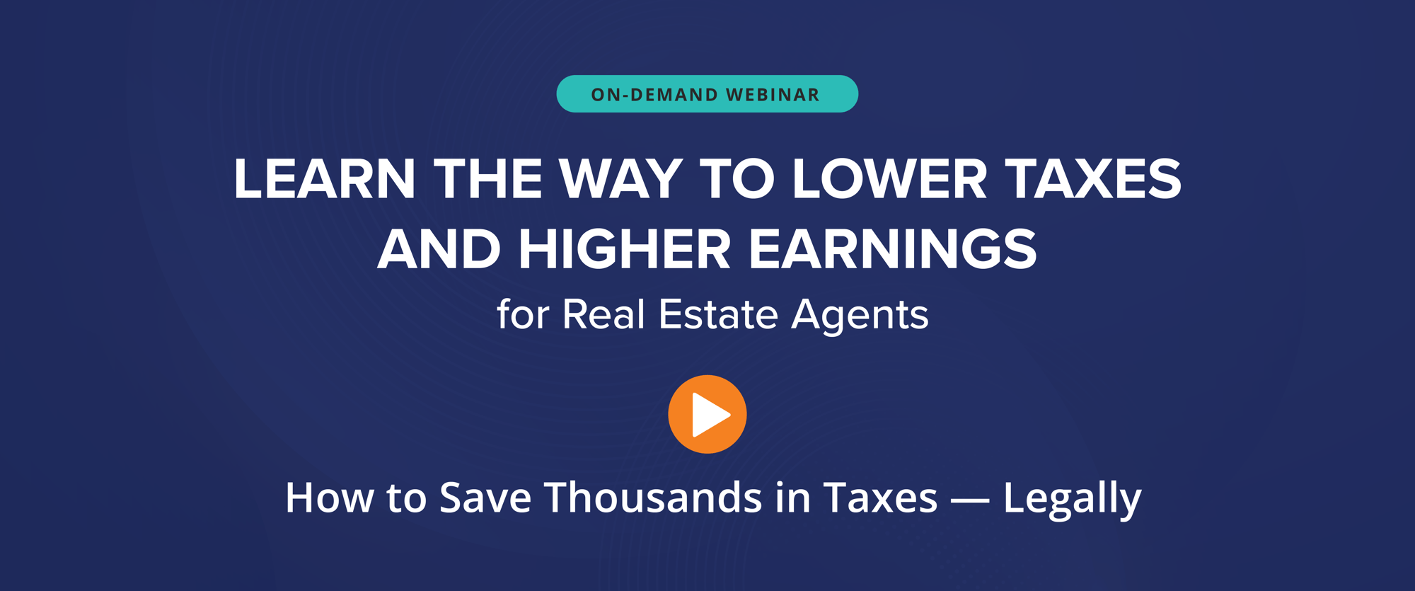 Learn the way to lower taxes and higher earnings for real estate agents. Learn the way to lower taxes and higher earnings for real estate agents.